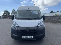 New Peugeot Boxer 2026 White Van