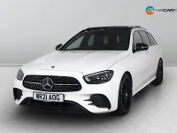 Used Mercedes E220 AMG line 194 HP (142 kW) 2021 White Estate