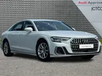 Used Audi A8L Sport 286 HP (210 kW) 2023 White Sedan