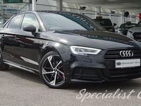 Used Audi A3 Black Edition 116 HP (85 kW) 2019 Black Sedan