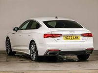 Used Audi A5 S-Line 163 HP (119 kW) 2022 White Hatchback