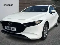 Usado Mazda 3 120 CV (88 kW) 2021 Blanco Utilitario