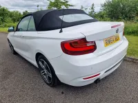 Used BMW 218 Sport Line 2017 White Cabriolet