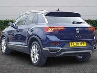 Used VW T-Roc SEL 150 HP (110 kW) 2020 Blue SUV