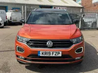Used VW T-Roc R-line 150 HP (110 kW) 2019 Orange SUV