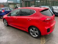 Used Kia Ceed GT-Line 136 HP (100 kW) 2016 Red Hatchback