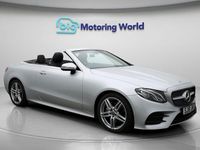 Used Mercedes E220 AMG line 194 HP (142 kW) 2019 Silver Cabriolet