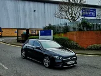 Used Mercedes A200 AMG line 2019 Black Hatchback