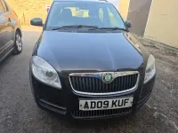 Used Skoda Fabia 80 HP (58 kW) 2009 Black Estate