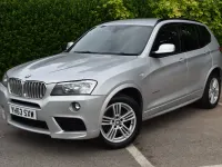 Used BMW X3 M Sport 258 HP (189 kW) 2013 Silver SUV