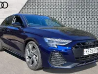 Used Audi A3 Black Edition 150 HP (110 kW) 2025 Blue