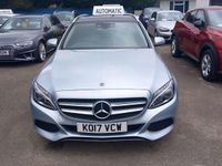 Begagnad Mercedes C200 Premium 2017 Silver Kombi
