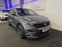 Usado VW T-Roc R-line 150 HP (110 kW) 2021 Cinzento SUV
