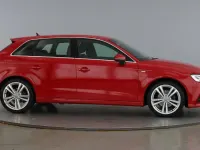 Used Audi A3 S-Line 150 HP (110 kW) 2020 Red Sedan