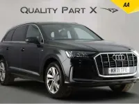 Usado Audi Q7 S-Line 340 CV (250 kW) 2022 Negro SUV