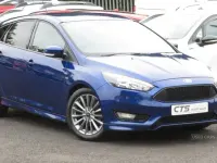 Used Ford Focus ST-Line 140 HP (102 kW) 2018 Blue Hatchback