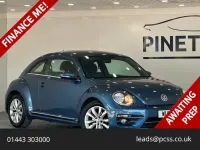Used VW Beetle Design 105 HP (77 kW) 2017 Blue Hatchback