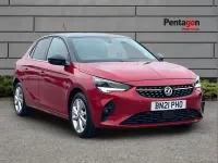 Used Vauxhall Corsa Elite 100 HP (73 kW) 2021 Red Hatchback