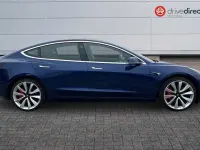Begagnad Tesla Model 3 Performance 461 kW (627 HK) 2019 Blå Sedan