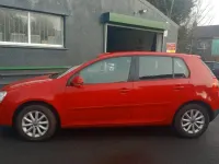 Used VW Golf V Match 105 HP (77 kW) 2008 Red Hatchback