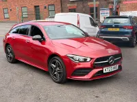 Used Mercedes CLA250e Shooting Brake AMG line 2023 Red Estate