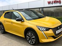 Used Peugeot e-208 GTi 100 kW (136 HP) 2022 Yellow Hatchback