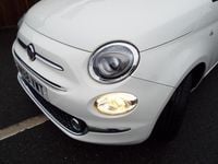 Used Fiat 500 Lounge 69 HP (50 kW) 2018 White Hatchback