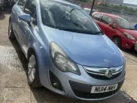 Used Vauxhall Corsa Excite 85 HP (62 kW) 2014 Blue Hatchback