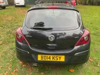 Used Vauxhall Corsa Sportive 95 HP (69 kW) 2014 Black Hatchback