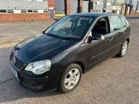Used VW Polo Match 80 HP (58 kW) 2008 Black Hatchback