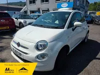 Used Fiat 500 Lounge 2019 White Hatchback