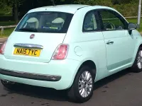 Used Fiat 500 Lounge 69 HP (50 kW) 2015 Green Hatchback
