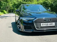 Used Audi A6 S-Line 204 HP (150 kW) 2019 Blue Estate