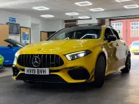 Used Mercedes A35 AMG Premium Plus 2019 Yellow Hatchback