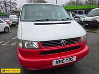 used VW Caravelle TDI SWB AUTO 2.5 VARIANT 8STR SWB TDI 101 BHP IN RED AND WHITE , COMPLETE BODYWORK RESPR