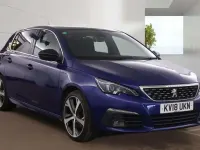 Used Peugeot 308 GT-line 2018 Blue Hatchback