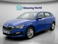 Used Skoda Scala SE Technology 95 HP (69 kW) 2023 Blue Hatchback