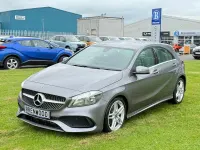 Used Mercedes A200 AMG line 136 HP (100 kW) 2017 Grey Hatchback