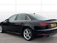 Used Audi A4 S-Line 150 HP (110 kW) 2018 Black Sedan