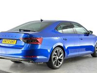 Used Skoda Superb SportlinePlus 190 HP (139 kW) 2023 Blue Hatchback