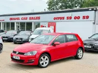Used VW Golf VII Match 105 HP (77 kW) 2015 Red Hatchback