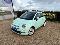 Used Fiat 500 Lounge 2017 Green Hatchback