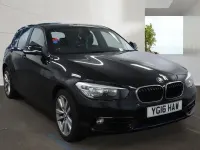 Used BMW 118 Sport Line 150 HP (110 kW) 2016 Black Hatchback