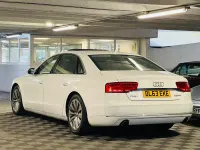 Used Audi A8 245 HP (180 kW) 2013 White Sedan