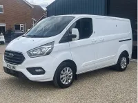 Used Ford Transit Custom Limited 130 HP (95 kW) 2022 Frozen white (solid paint) Van