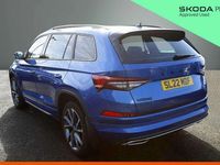 Used Skoda Kodiaq SportLine 187 HP (137 kW) 2022 Race blue metallic SUV