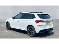 Used Skoda Kamiq Monte Carlo 110 HP (80 kW) 2022 Moon white metallic SUV