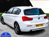 Used BMW 118 Sport Line 2017 White Hatchback