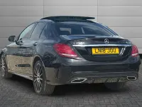 Used Mercedes C250 AMG line 201 HP (147 kW) 2018 Black Sedan
