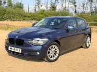 Used BMW 118 Sport Line 141 HP (103 kW) 2014 Blue Hatchback